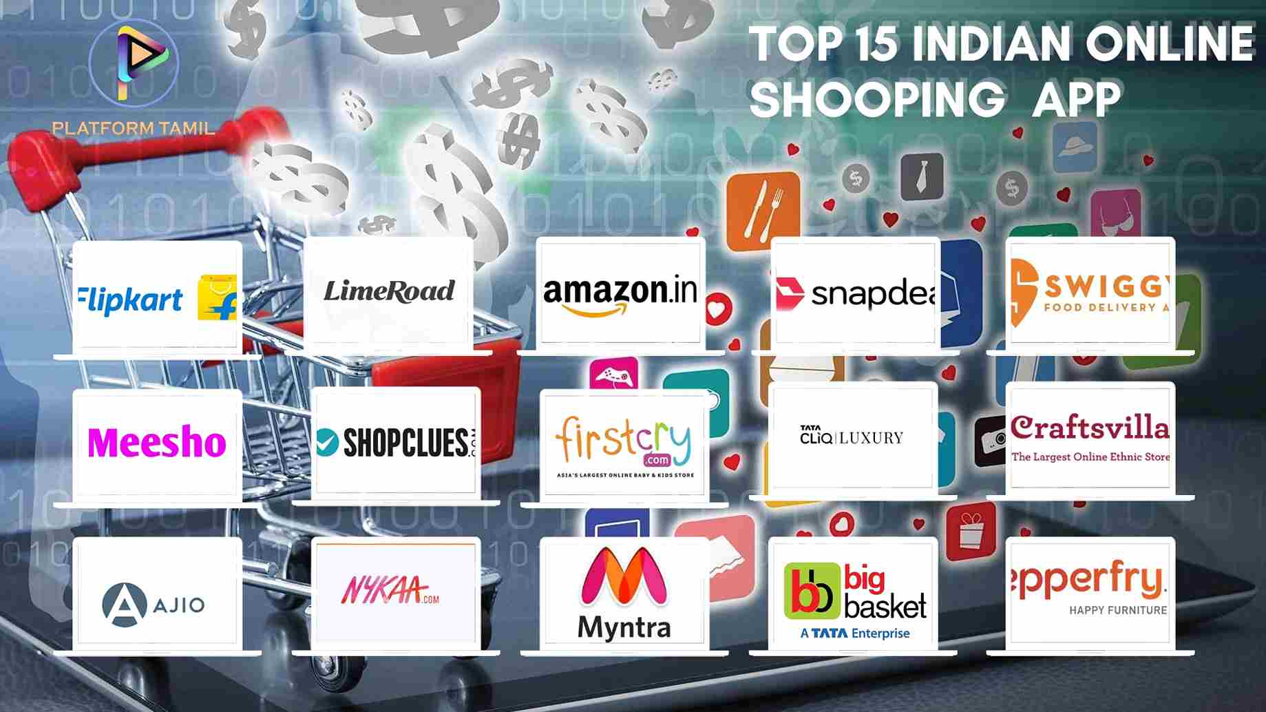 Best Online Shopping Apps in India - Platform Tamil