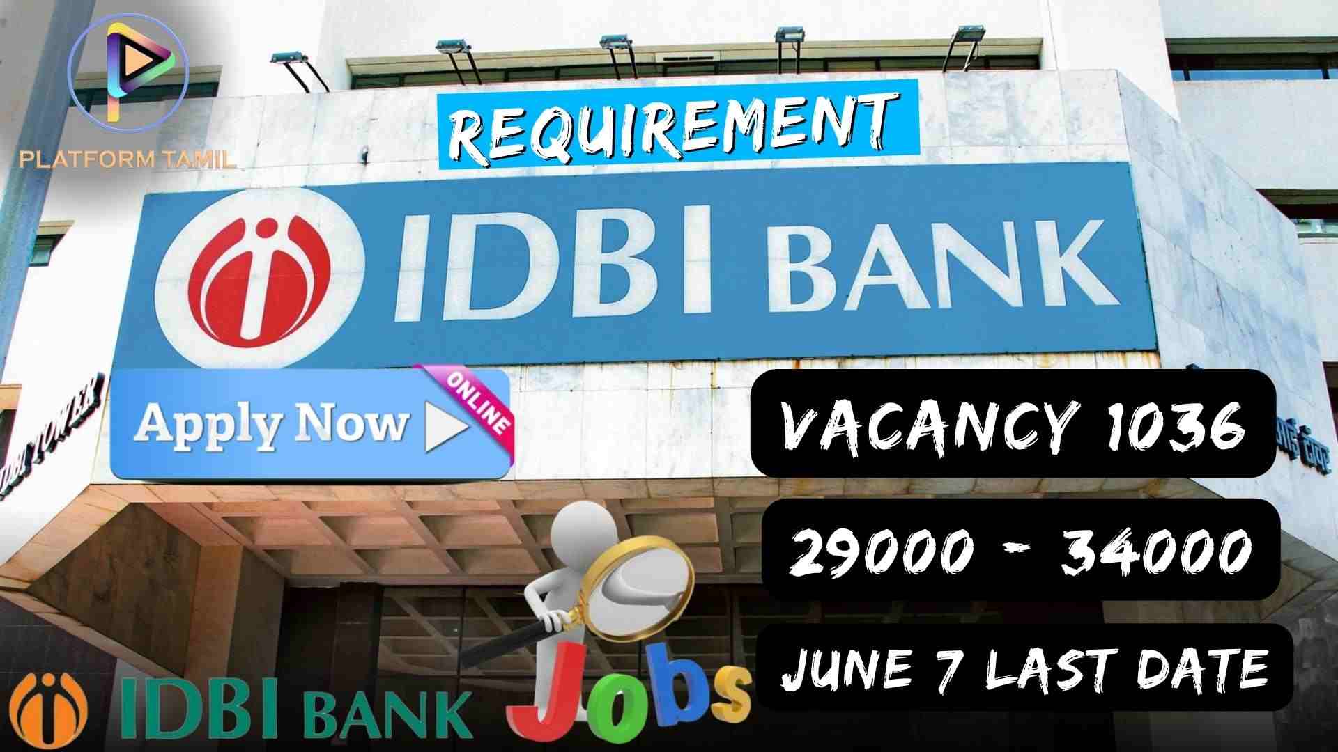 IDBI Bank Recruitment - Platform Tamil