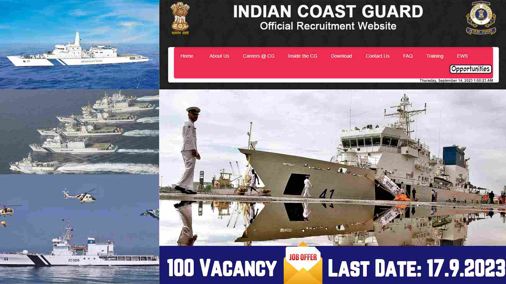 Indian Coast Guard Recruitment 2023 - Platform Tamil