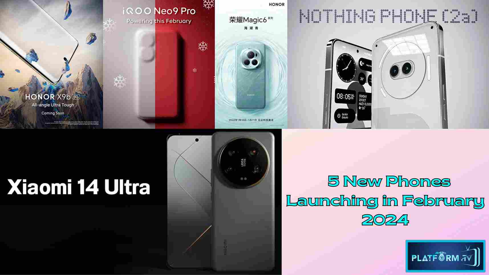 5 New Phones Launching In February 2024 - Platform Tamil