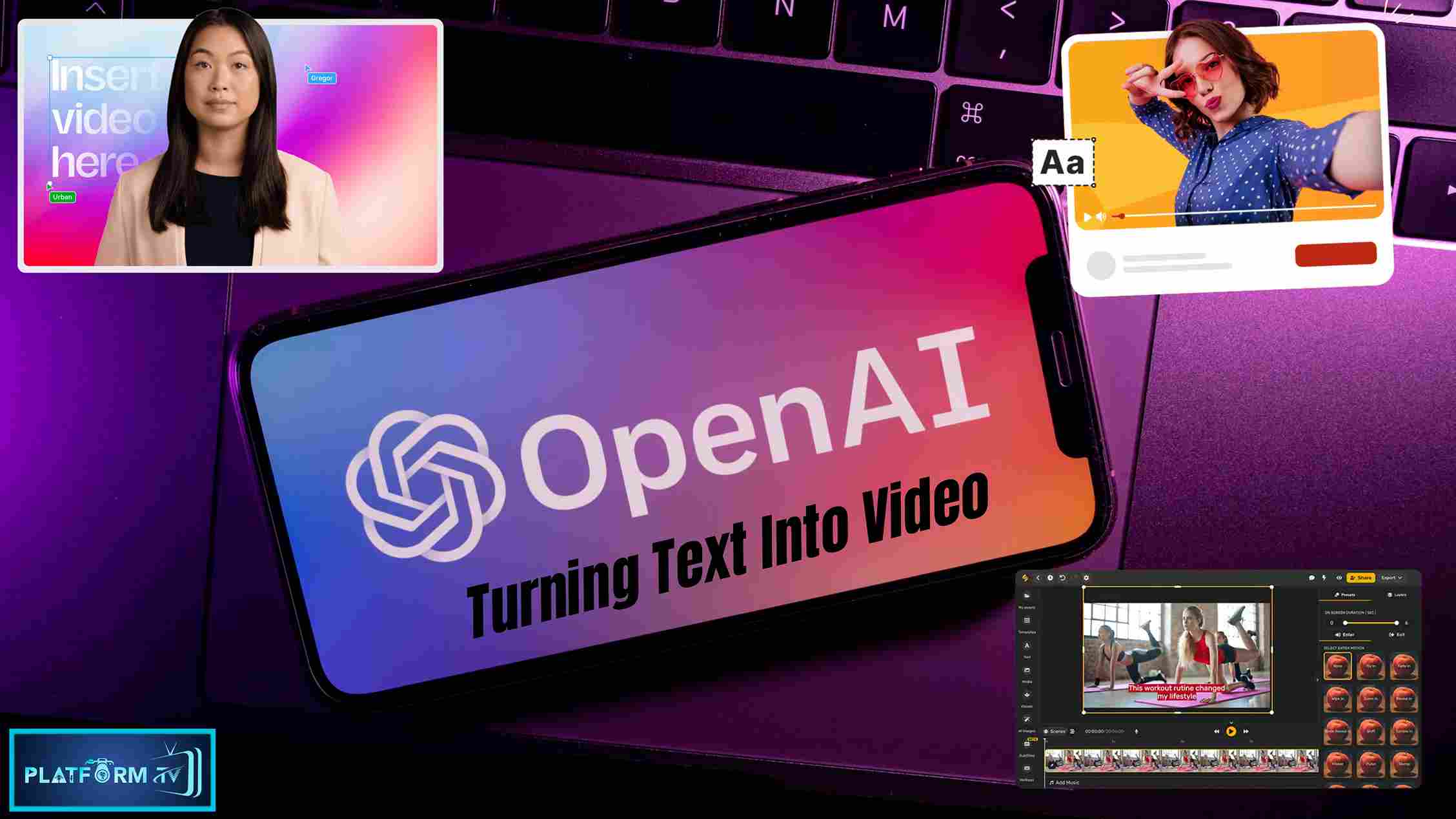 Turning Text Into Video - Platform Tamil