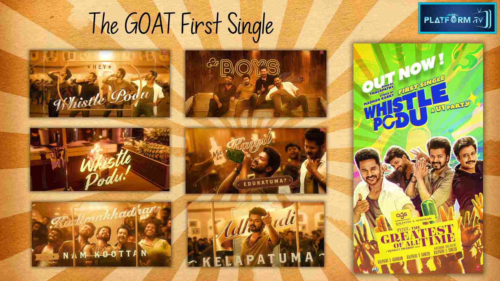 The GOAT First Single - Platform Tamil
