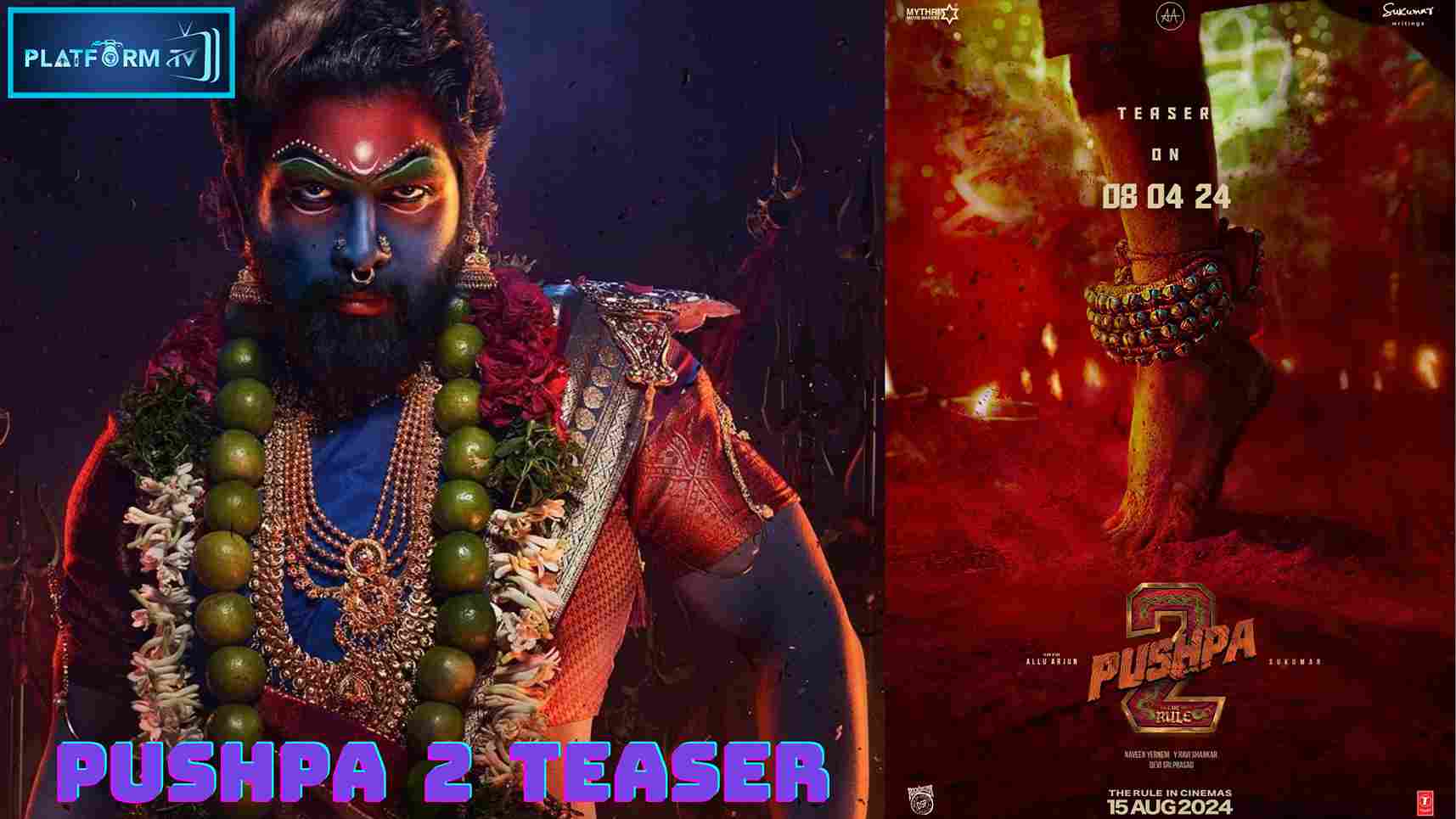 Pushpa 2 Teaser Update - Platform Tamil