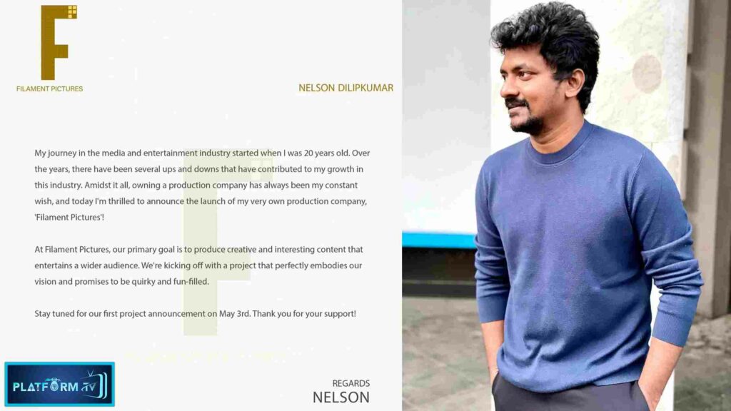 Producer Nelson Dilipkumar - Platform Tamil