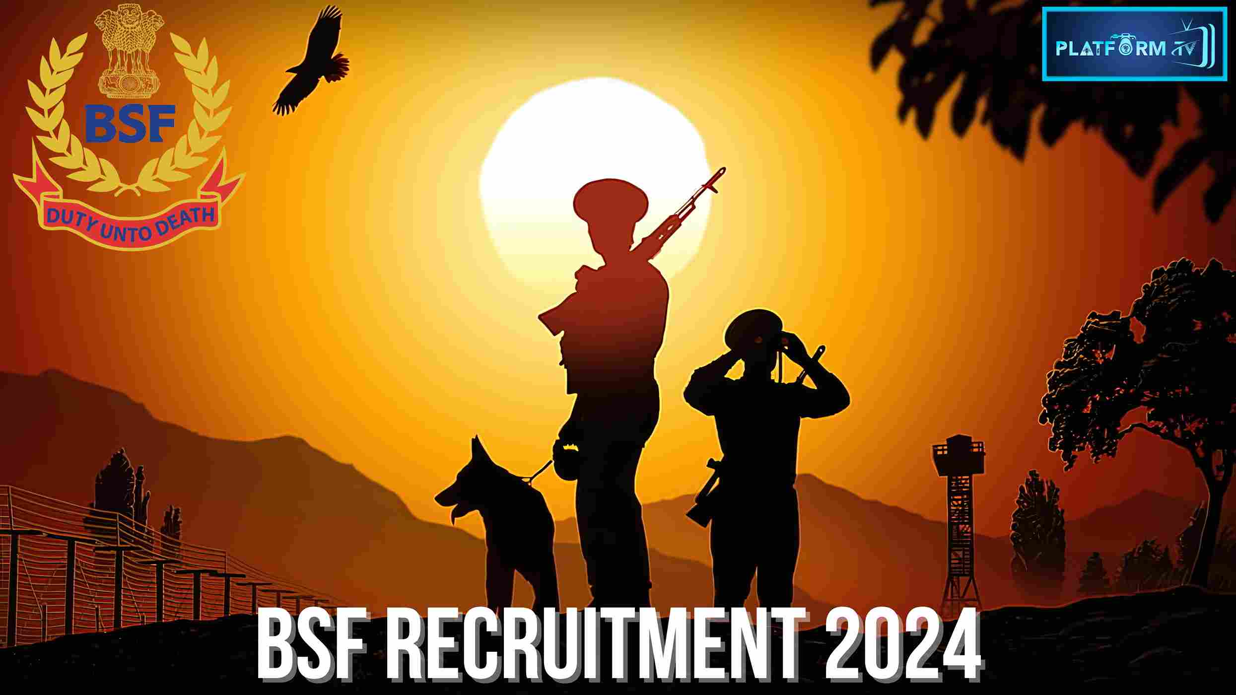 BSF Recruitment 2024 - Platform Tamil