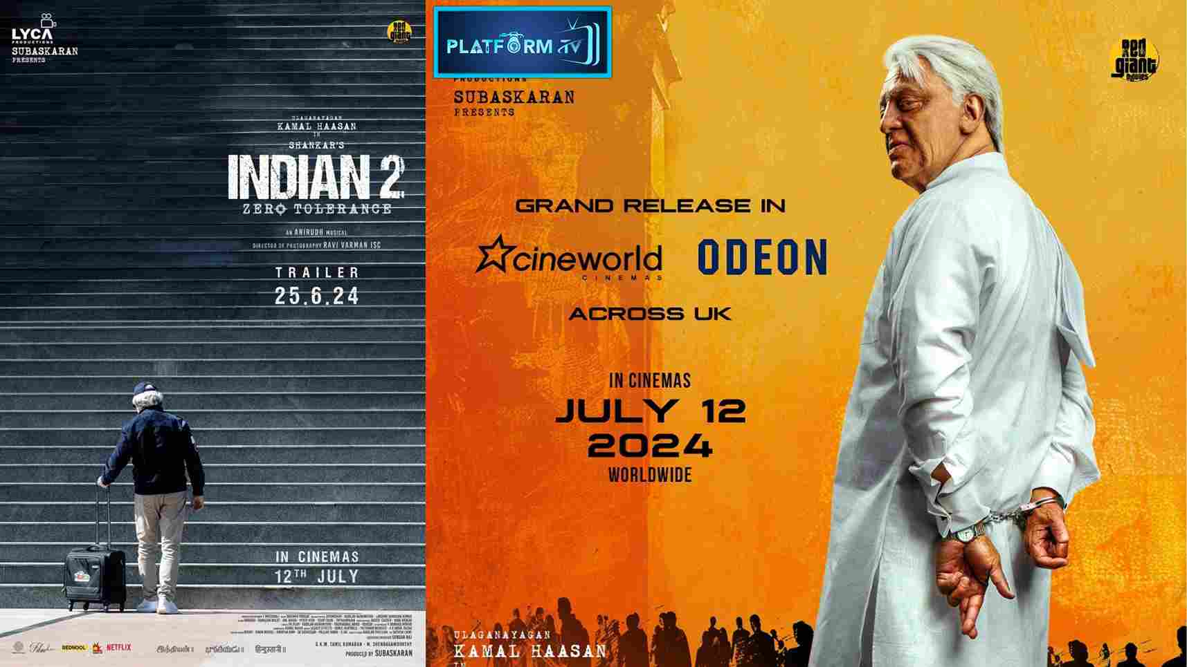 Indian 2 Trailer Release Date - Platform Tamil